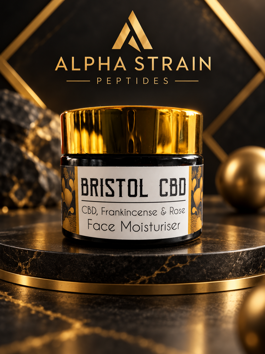 CBD Face Moisturiser (Frankincense & Rose)
