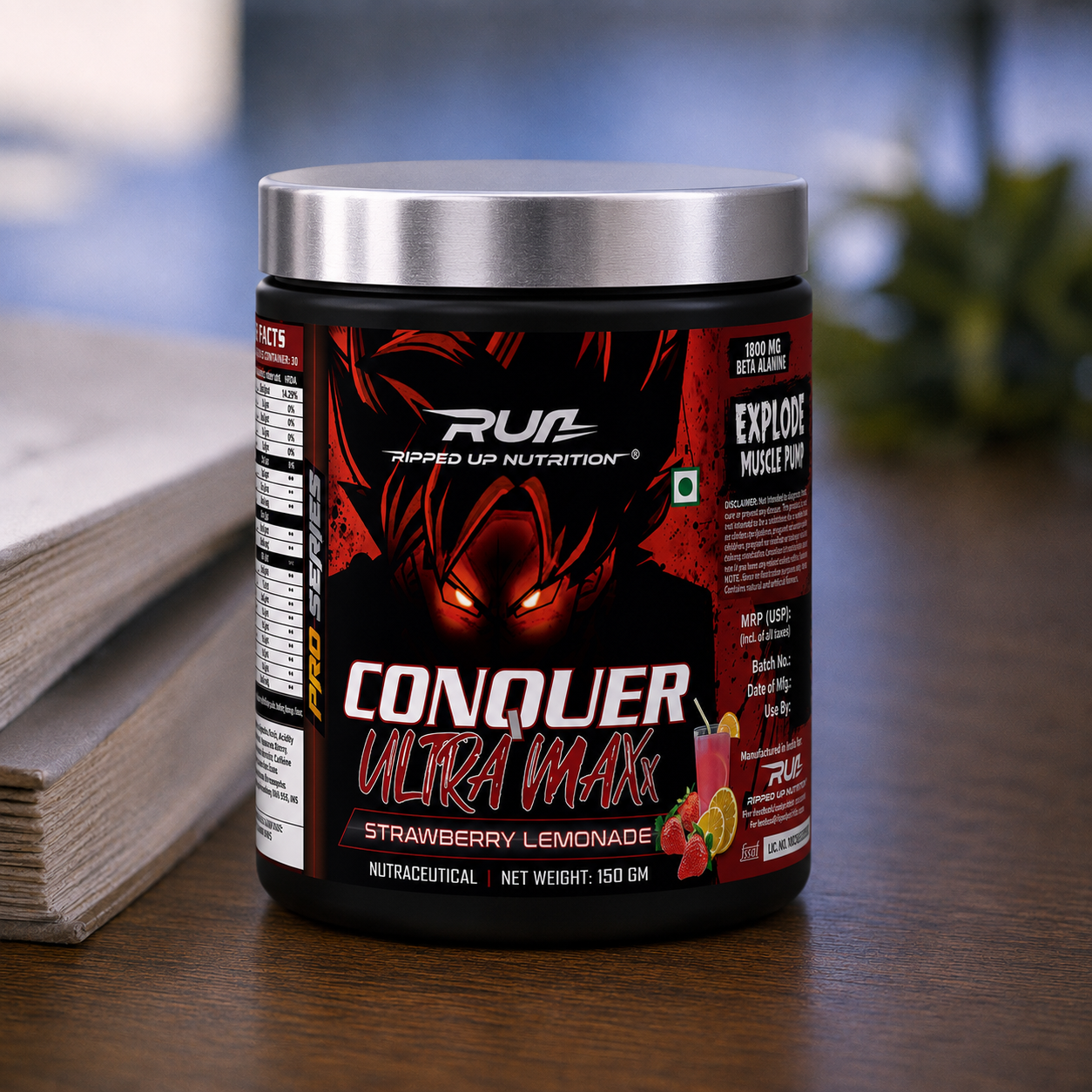 Conquer Ultra Maxx Pre-Workout Strawberry Lemonade