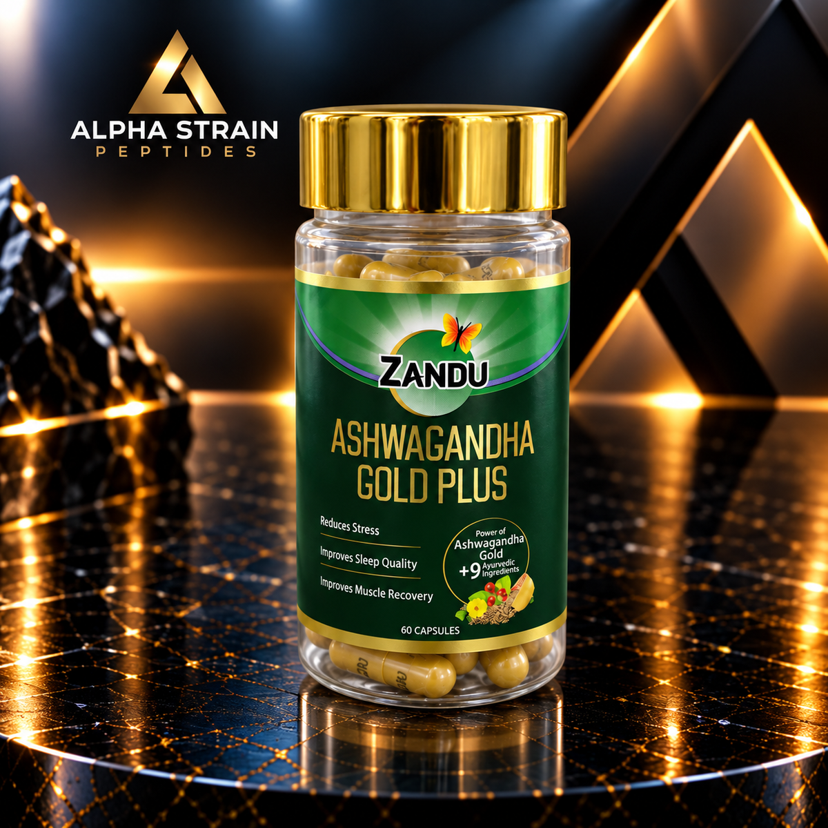 Zandu Ashwagandha Gold Plus Capsules
