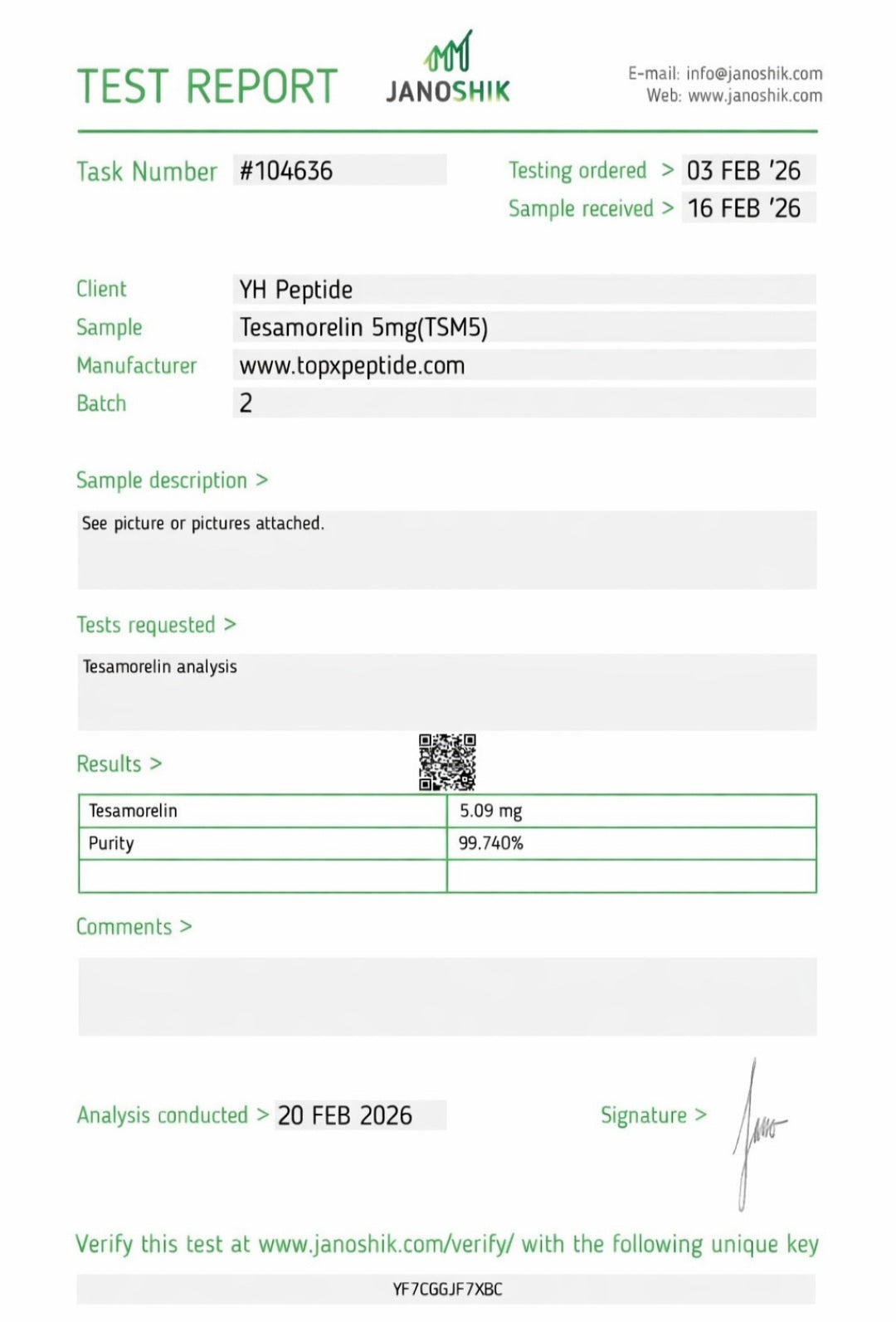 Tesamorelin 5mg