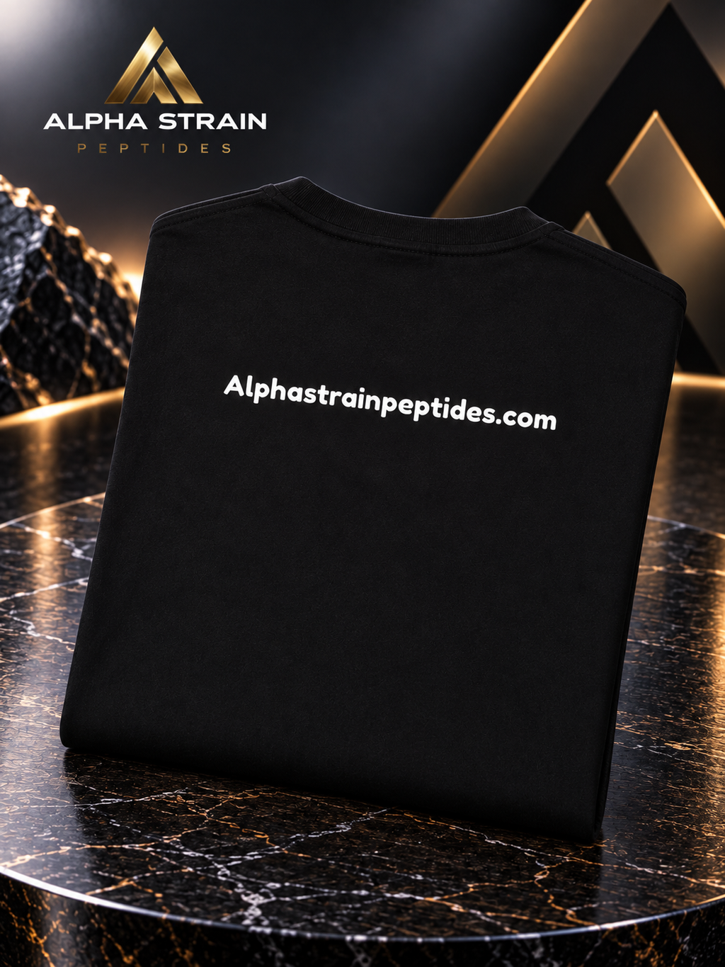 Alpha Strain Peptides T-shirt.    XL in stock