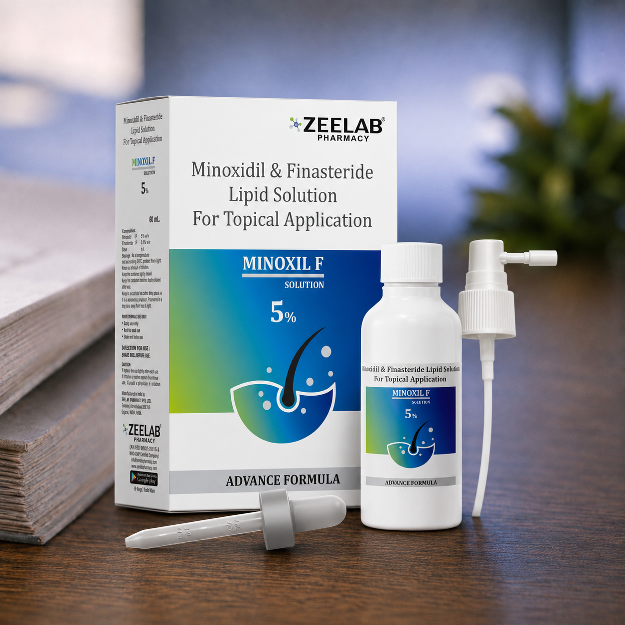 Coming Soon.                       Minoxil F 60ml.