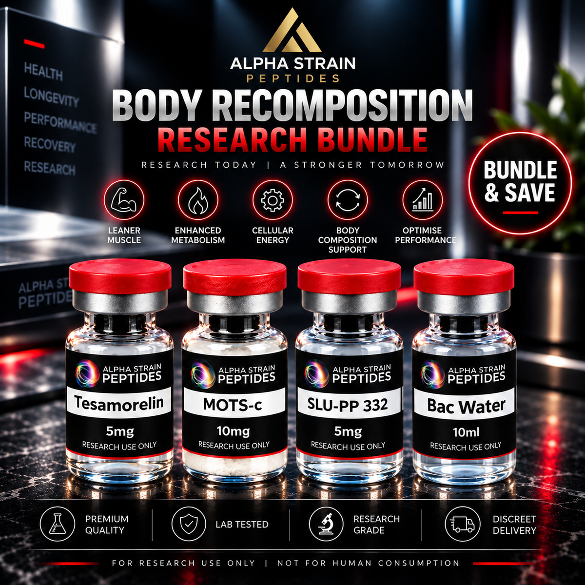Alpha Strain Peptides Body Recompositon Bundle.