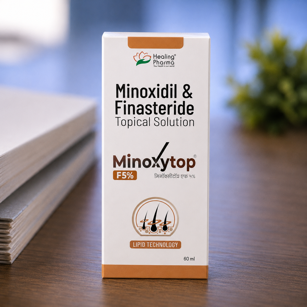 Minoxidil & Finasteride 5% 60ml.