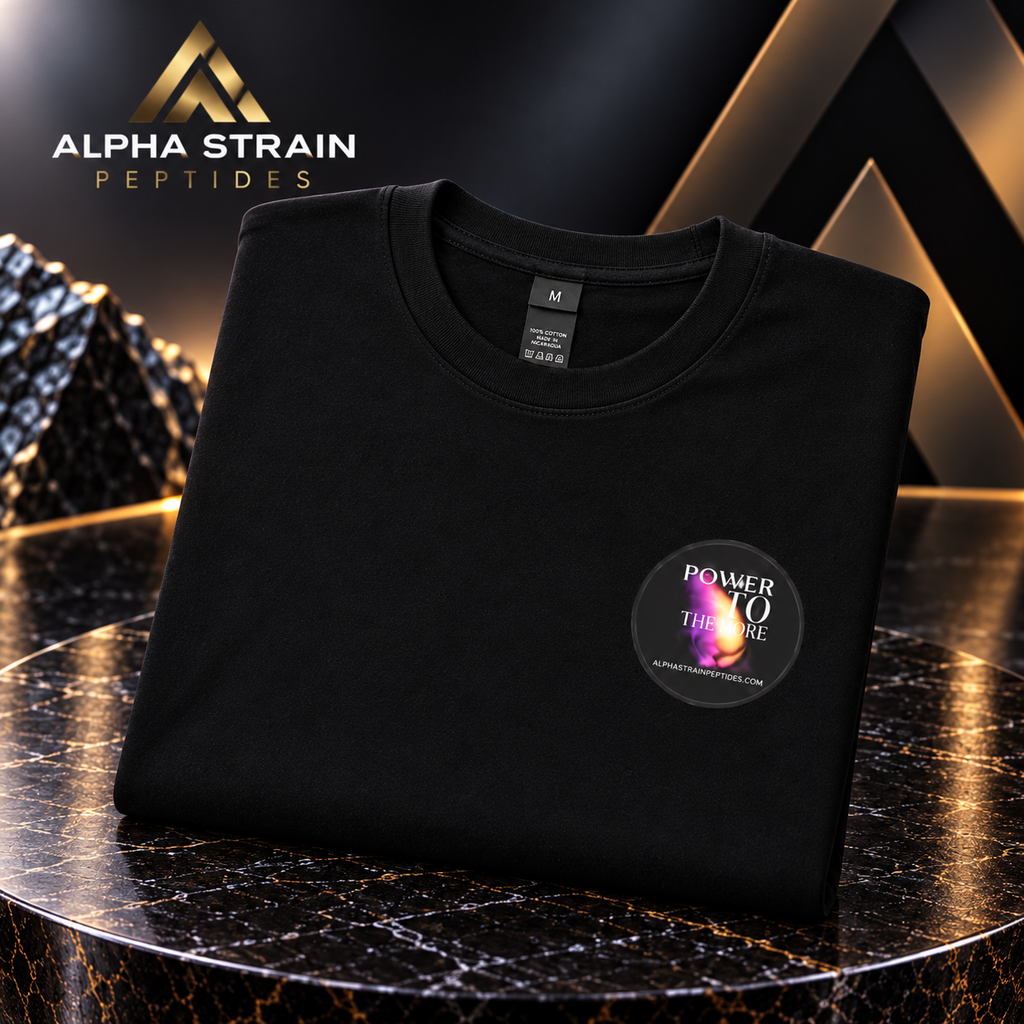 Alpha Strain Peptides T-shirt.    XL in stock